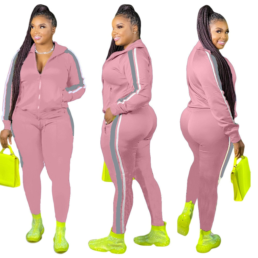 2 Piece Women Fall Clothes Sweat suit-Just4uCollectible