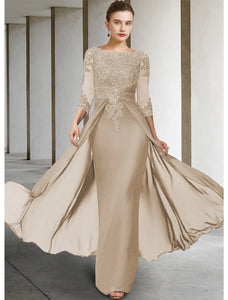 Gorgeous Lace Chiffon Beaded Evening Gowns