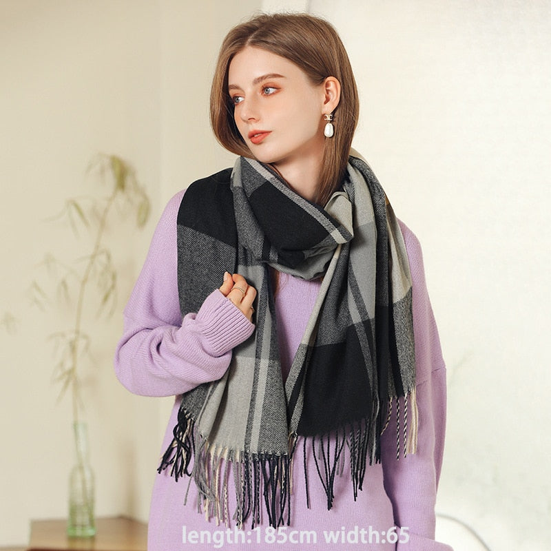 Scarf - Warm Cashmere Imitation Shawl