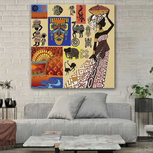 Painting - African Culture Art