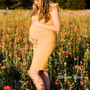 Summer Maternity Stretchy Dress