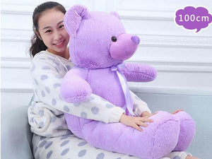 Plush Hot Lavender Teddy Bear