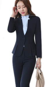 Gray Pant Suits 2 piece