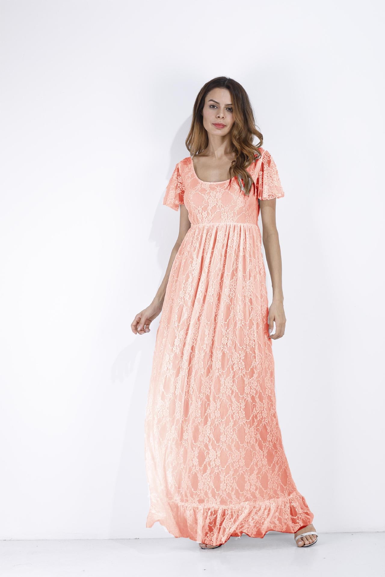 Maternity - Summer Lace Maternity Dress