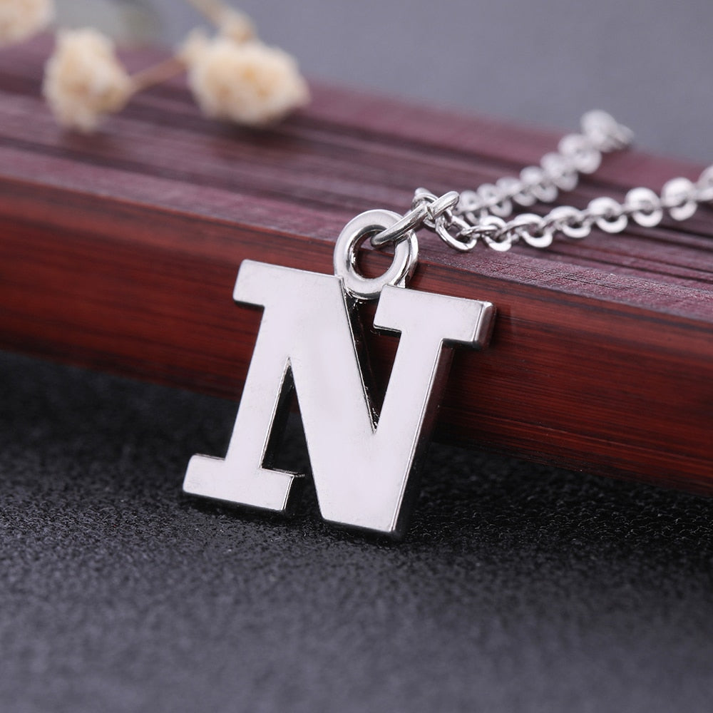 Necklace - Alphabet Letter Pendant Necklace