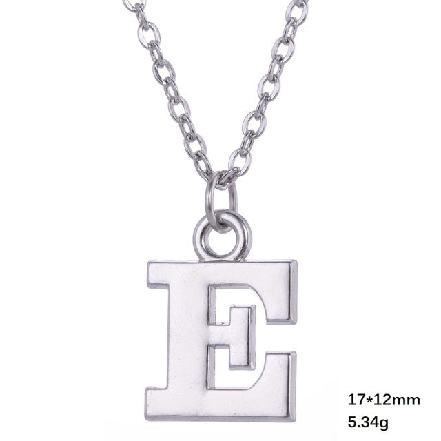 Necklace - Alphabet Letter Pendant Necklace