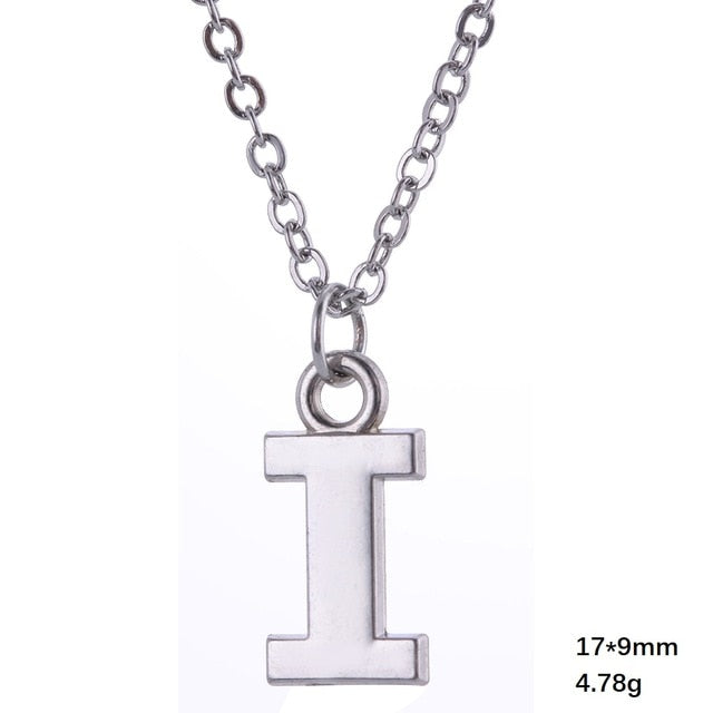 Necklace - Alphabet Letter Pendant Necklace