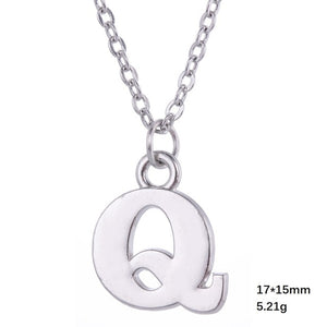 Necklace - Alphabet Letter Pendant Necklace