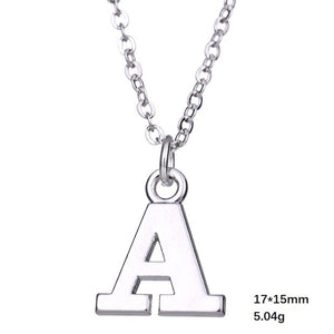 Necklace - Alphabet Letter Pendant Necklace