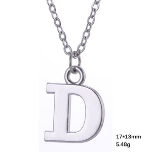 Necklace - Alphabet Letter Pendant Necklace