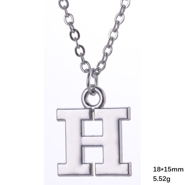 Necklace - Alphabet Letter Pendant Necklace