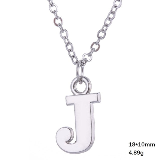 Necklace - Alphabet Letter Pendant Necklace