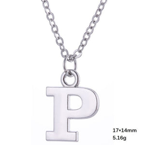 Necklace - Alphabet Letter Pendant Necklace