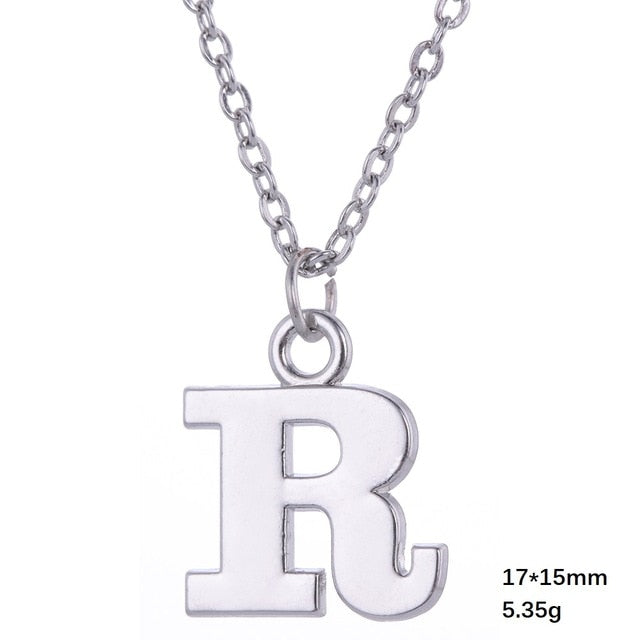 Necklace - Alphabet Letter Pendant Necklace