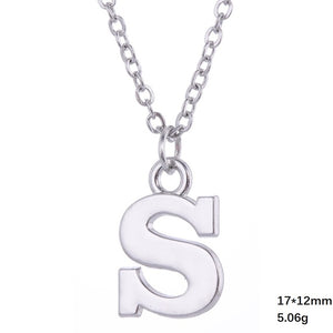 Necklace - Alphabet Letter Pendant Necklace