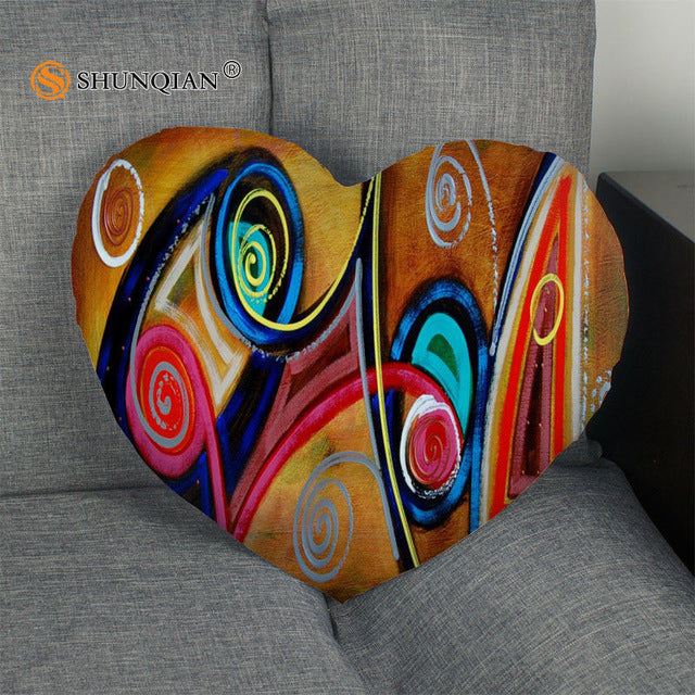 Pillow - Music art Heart Shape Pillow