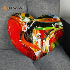 Pillow - Music art Heart Shape Pillow