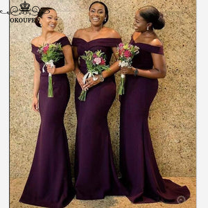 Off Shoulder Bridesmaid Dresses