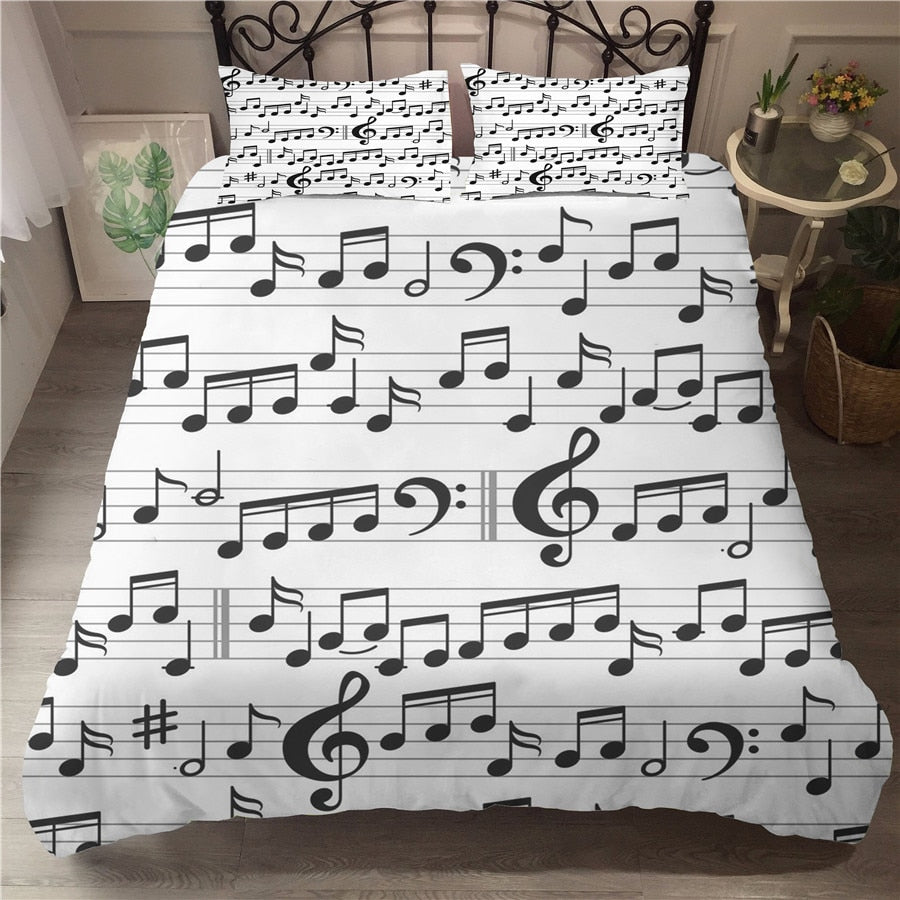 A Bedding Set 3D Printed Duvet Cover Bed Set