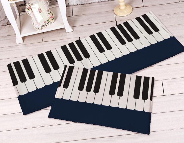 Non-slip Kitchen Mat Piano Carpet