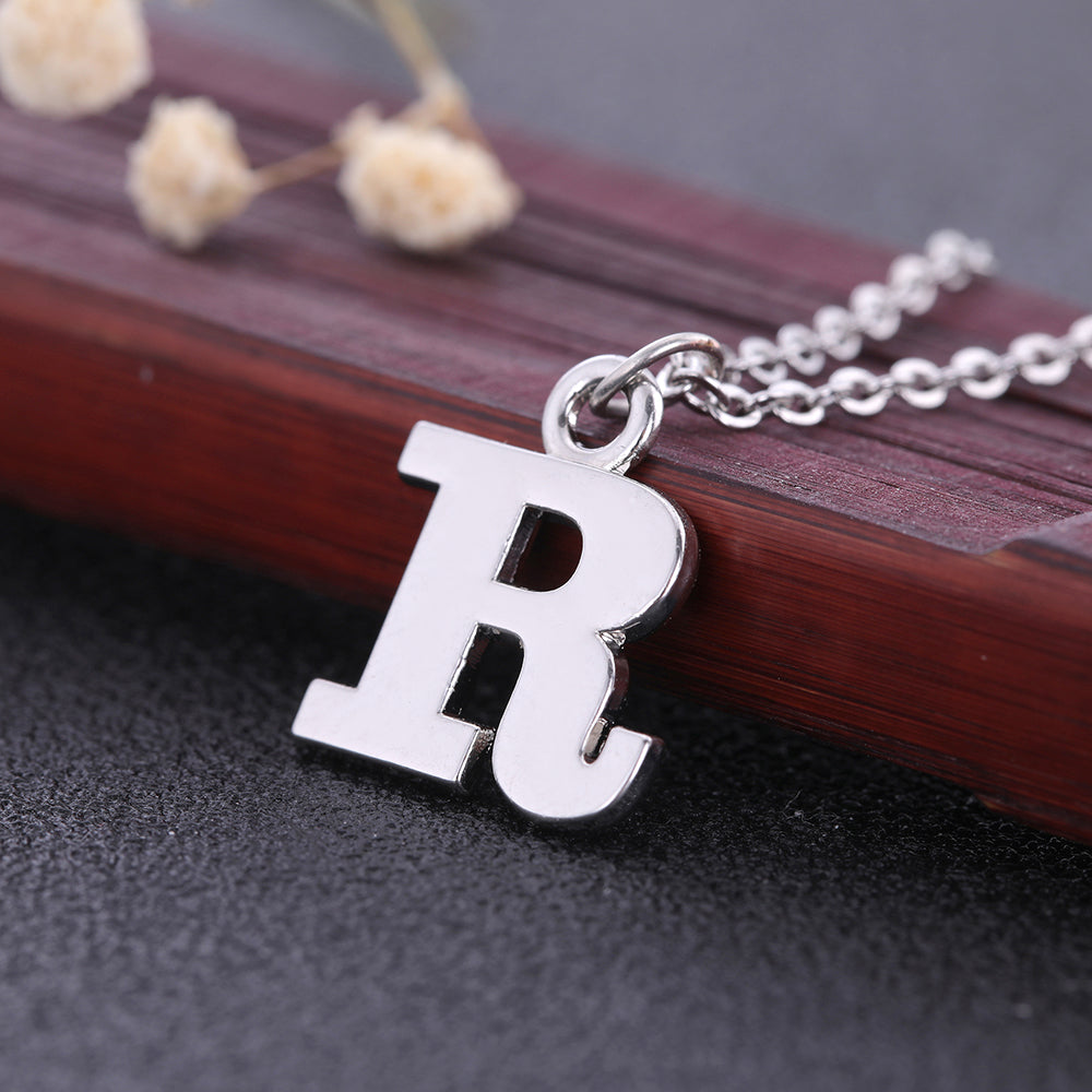 Necklace - Alphabet Letter Pendant Necklace