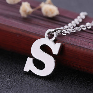 Necklace - Alphabet Letter Pendant Necklace