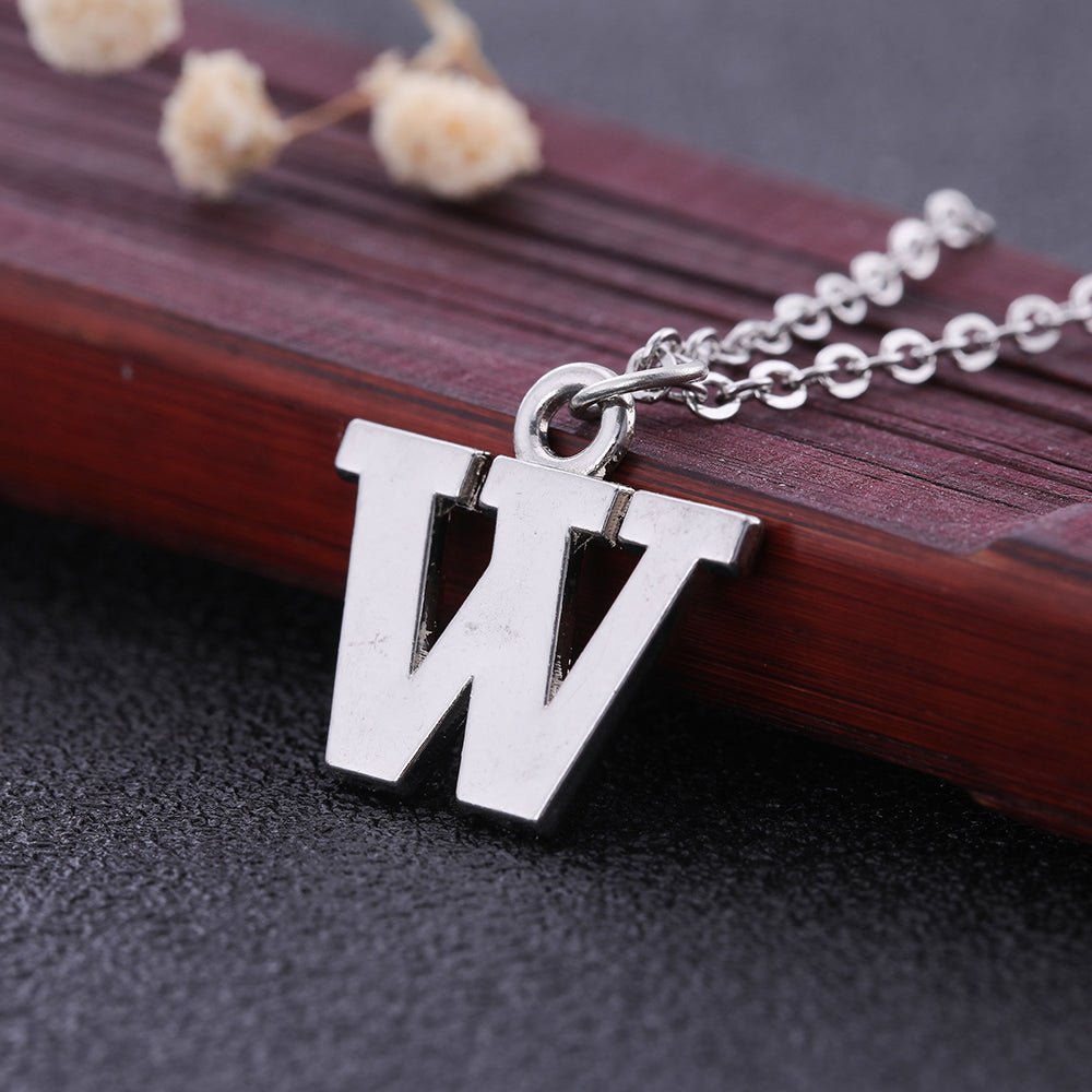 Necklace - Alphabet Letter Pendant Necklace