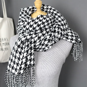 Winter thick fashion soft warm lady scarfs