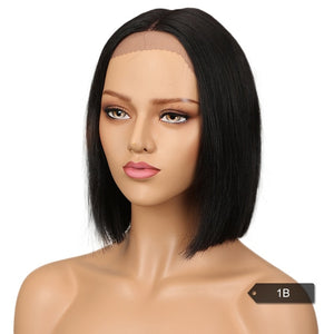 Wig - Sleek Human Hair Lace Wigs