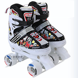 Colorful Kid's Double Line Skates