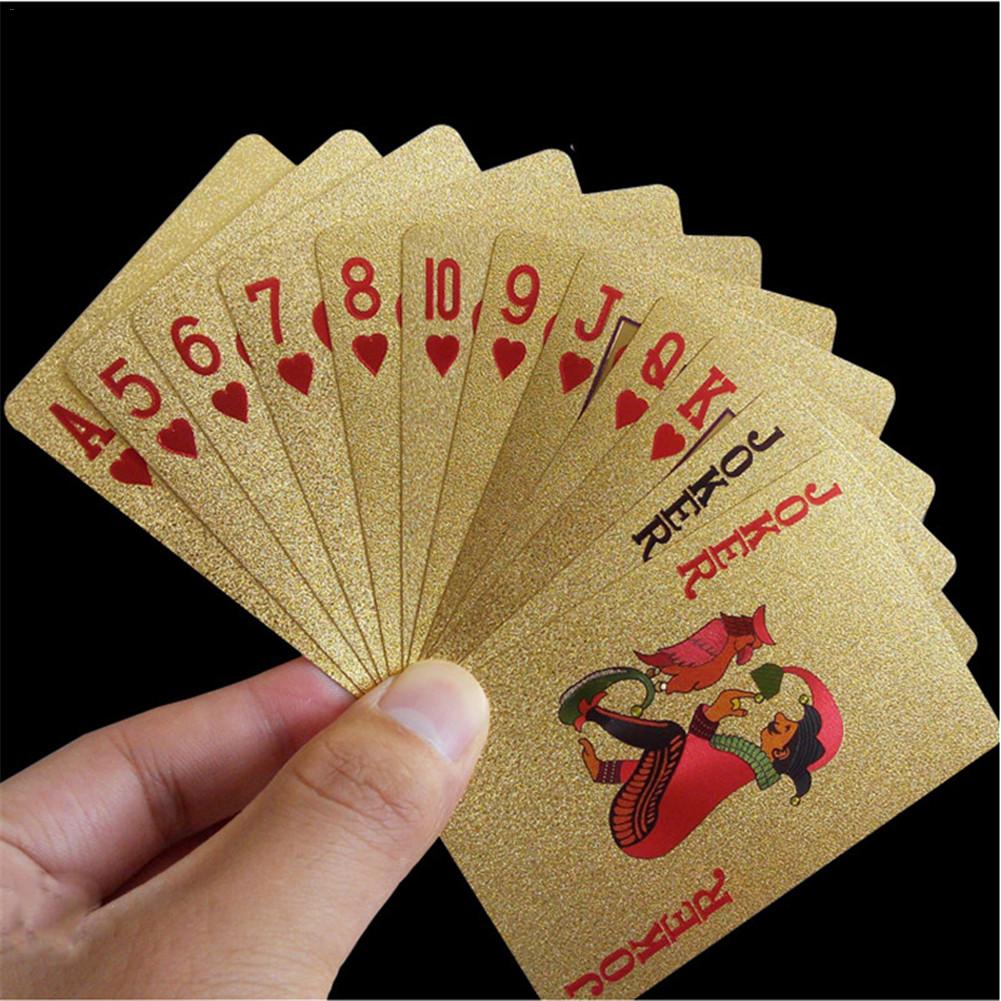 Cards - Deck Gold/Silver Foil Poker Set