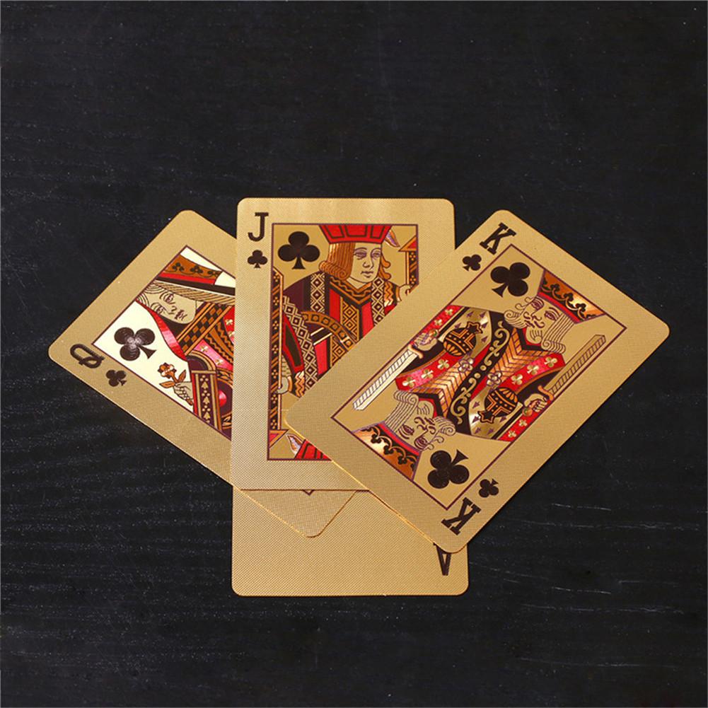 Cards - Deck Gold/Silver Foil Poker Set