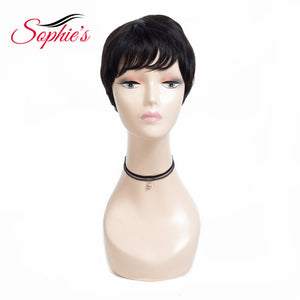 Wig - Short Human Hair Wigs