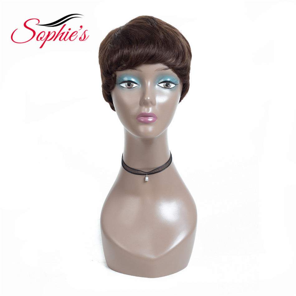 Wig - Short Human Hair Wigs