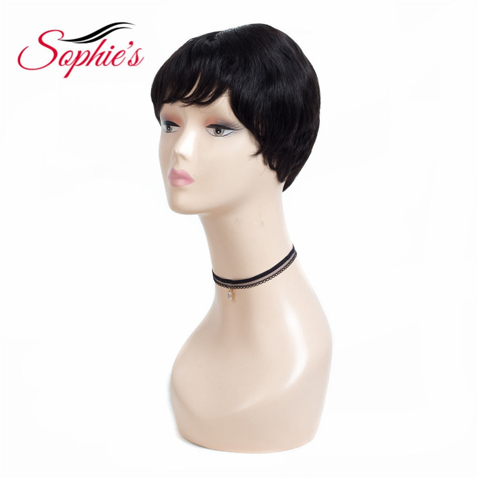 Wig - Short Human Hair Wigs