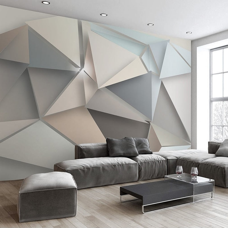 Wallpaper - Abstract Art Wall Mural Geometric Wall Covering