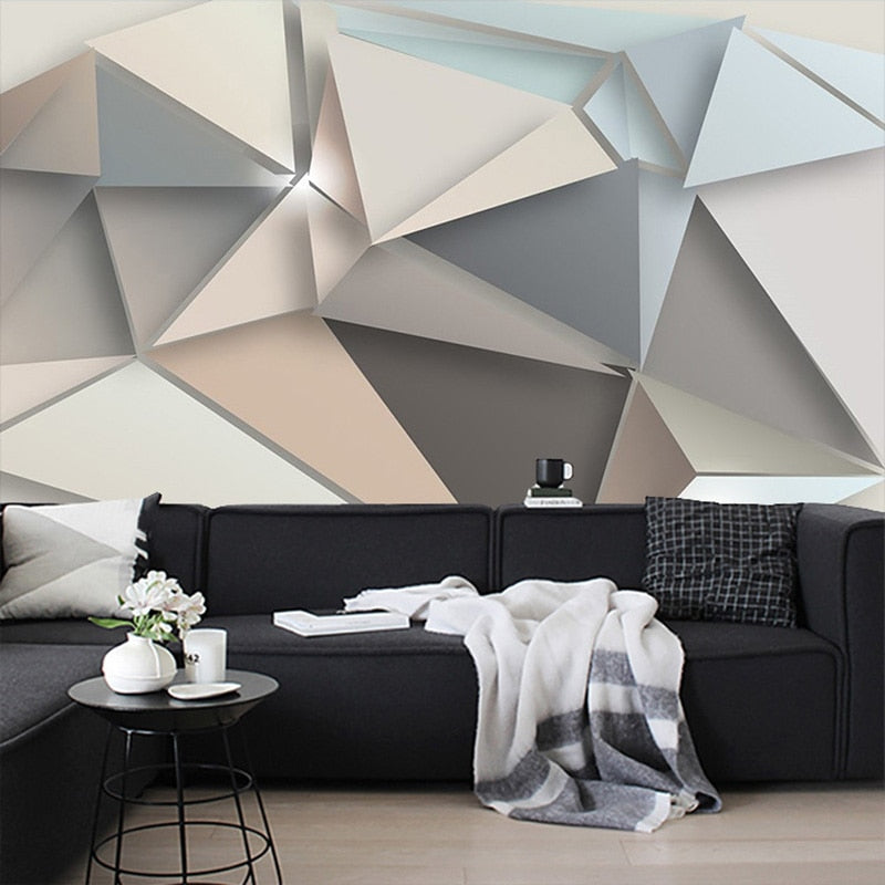 Wallpaper - Abstract Art Wall Mural Geometric Wall Covering