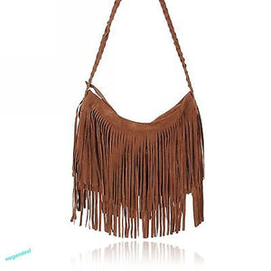 Shoulder bag Solid Tassels