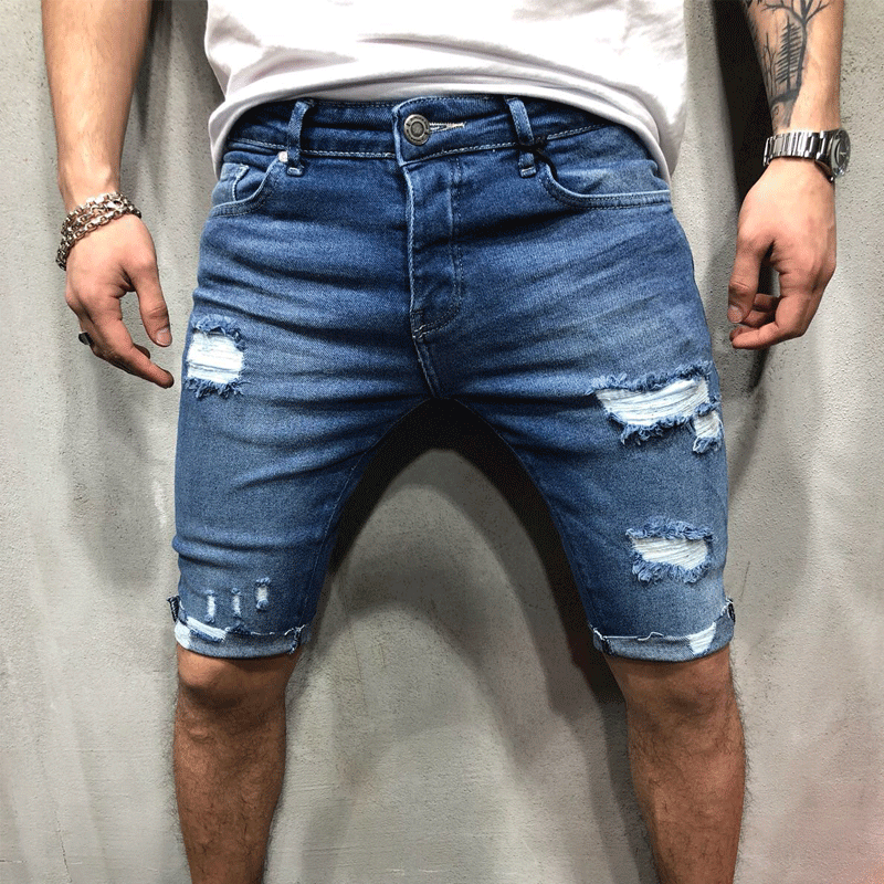 Mens Denim Chino Shorts