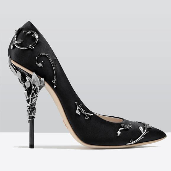 Elegant Silk Women Pumps