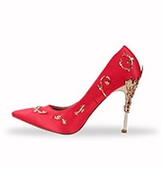 Elegant Silk Women Pumps