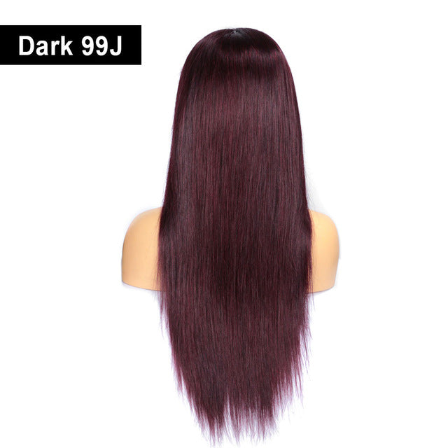 Straight Lace Front Human Hair Wigs