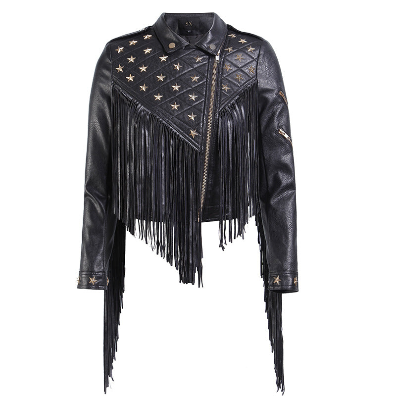 Women Biker Leather Jacket