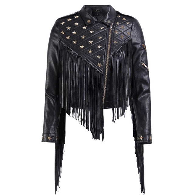 Women Biker Leather Jacket