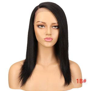 Wig - Sleek Lace Front Human Hair Wig