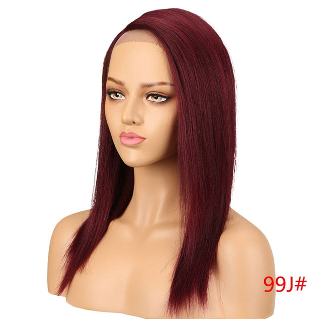 Wig - Sleek Lace Front Human Hair Wig