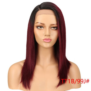 Wig - Sleek Lace Front Human Hair Wig