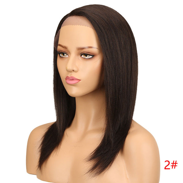 Wig - Sleek Lace Front Human Hair Wig