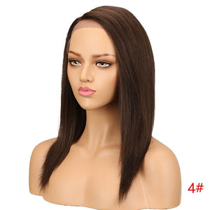 Wig - Sleek Lace Front Human Hair Wig