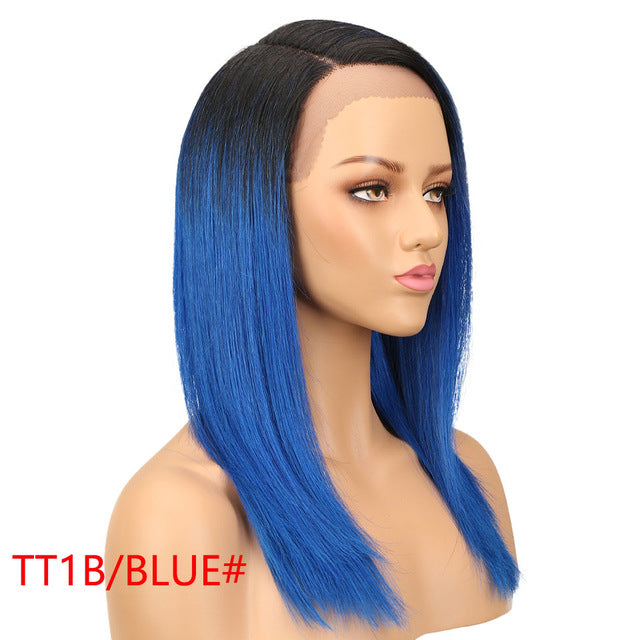 Wig - Sleek Lace Front Human Hair Wig